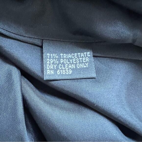 Rickie Freeman for Teri Jon Black Bow Ruffle Dress Size 10 - Picture 11 of 13